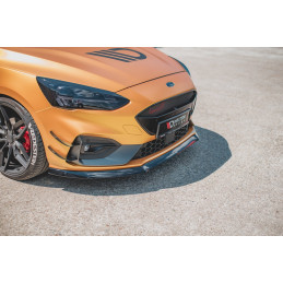 Maxton Design-Lame Du Pare-Chocs Avant V.8 Ford Focus ST / ST-Line Mk4 