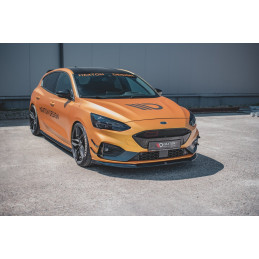 Maxton Design-Lame Du Pare-Chocs Avant V.8 Ford Focus ST / ST-Line Mk4 