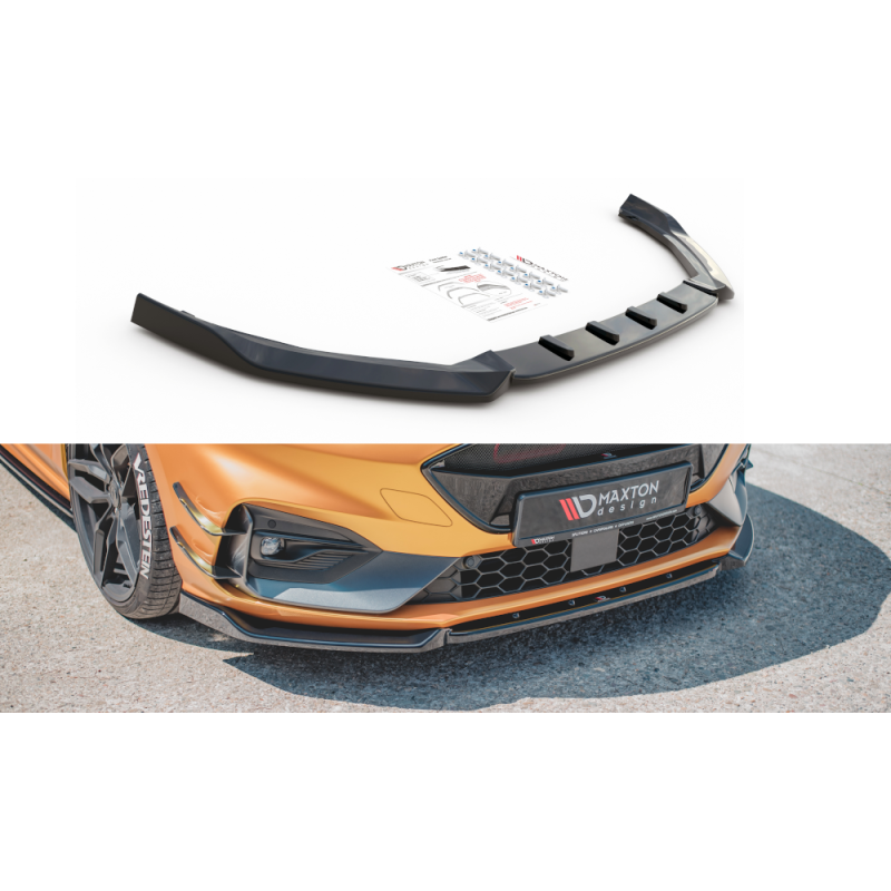 Maxton Design-Lame Du Pare-Chocs Avant V.7 Ford Focus ST / ST-Line Mk4 Maxton Design-Lame Du Pare-Chocs Avant V.7 Ford Focus ST / ST-Line Mk4