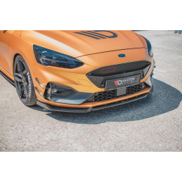 Maxton Design-Lame Du Pare-Chocs Avant V.7 Ford Focus ST / ST-Line Mk4 