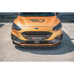 Maxton Design-Lame Du Pare-Chocs Avant V.7 Ford Focus ST / ST-Line Mk4 