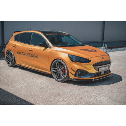 Maxton Design-Lame Du Pare-Chocs Avant V.7 Ford Focus ST / ST-Line Mk4 
