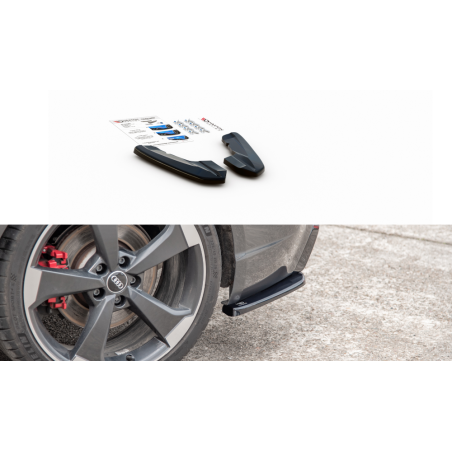 Maxton Design-Lames De Pare-Chocs Arrière Latérales V.2 Audi RS3 8V Sportback 