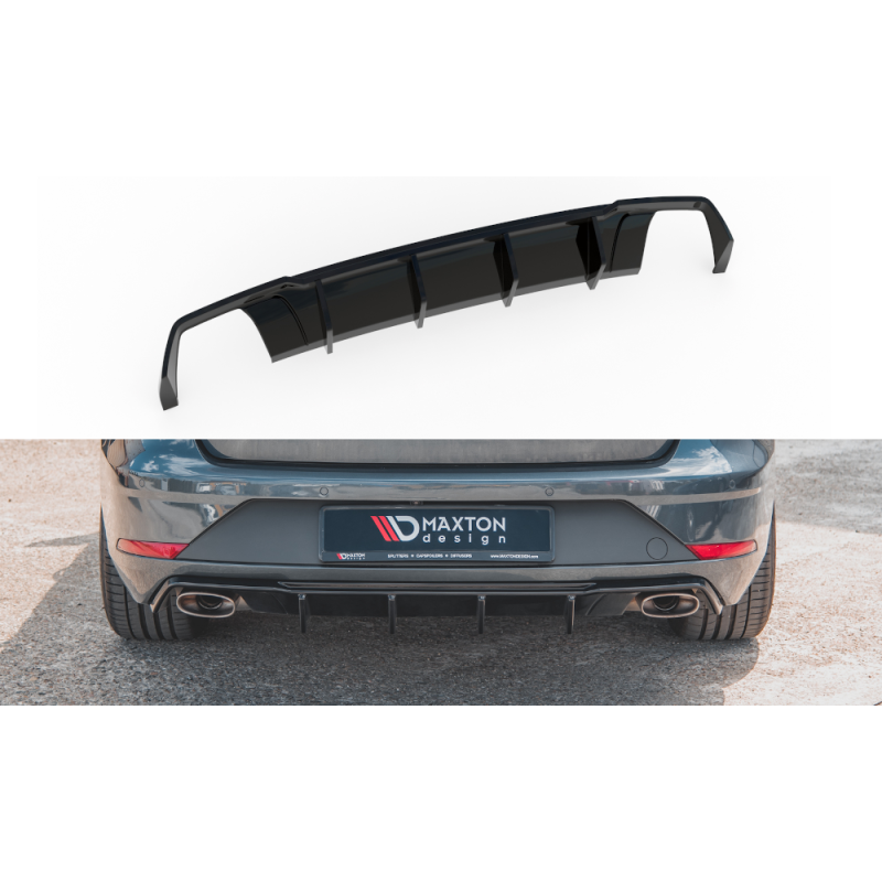 Maxton Design-Diffuseur Arrière Complet V.2 Seat Leon Cupra ST Mk3 FL Maxton Design-Diffuseur Arrière Complet V.2 Seat Leon Cupra ST Mk3 FL