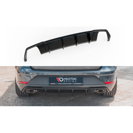 Maxton Design-Diffuseur Arrière Complet V.2 Seat Leon Cupra ST Mk3 FL 