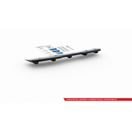 Maxton Design-Central Arriere Splitter (avec une barre verticale) Skoda Kodiaq RS 