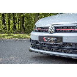 Maxton Design-LAME DU PARE-CHOCS AVANT / SPLITTER V.2 VW POLO MK6 GTI 