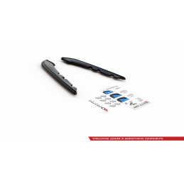 Maxton Design-Lames De Pare-Chocs Arrière Latérales BMW 3 E91 Facelift 