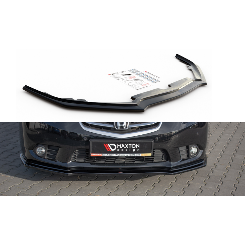 Maxton Design-Lame Du Pare-Chocs Avant Honda Accord VIII (CU Series) Facelift Maxton Design-Lame Du Pare-Chocs Avant Honda Accord VIII (CU Series) Facelift