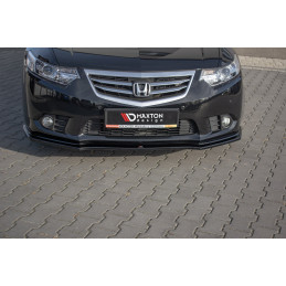 Maxton Design-Lame Du Pare-Chocs Avant Honda Accord VIII (CU Series) Facelift 