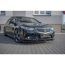 Maxton Design-Lame Du Pare-Chocs Avant Honda Accord VIII (CU Series) Facelift 