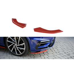Maxton Design-Lame Du Pare-Chocs Avant V.8 VW Golf 7 R / R-Line Facelift 