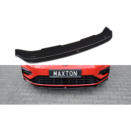 Maxton Design-Lame Du Pare-Chocs Avant V.5 VW Golf 7 R / R-Line Facelift 