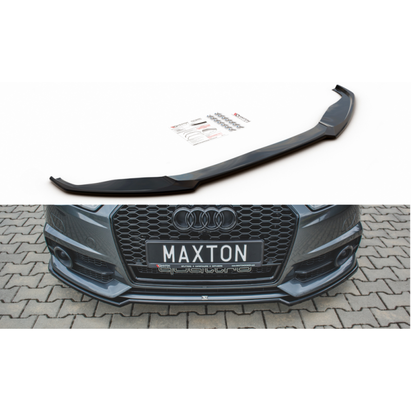 Maxton Design-Lame Du Pare-Chocs Avant Audi S6 / A6 S-Line C7 FL Maxton Design-Lame Du Pare-Chocs Avant Audi S6 / A6 S-Line C7 FL