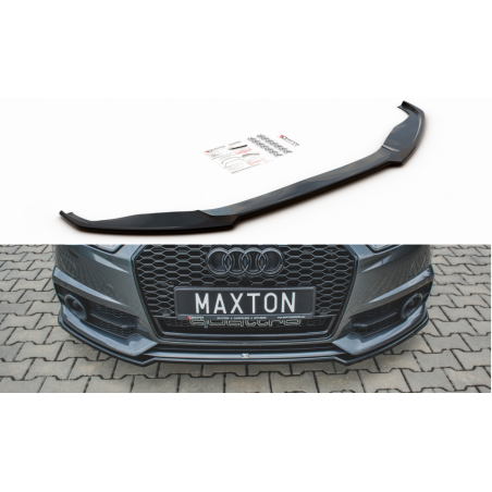 Maxton Design-Lame Du Pare-Chocs Avant Audi S6 / A6 S-Line C7 FL 