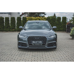 Maxton Design-Lame Du Pare-Chocs Avant Audi S6 / A6 S-Line C7 FL 