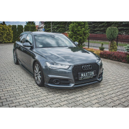 Maxton Design-Lame Du Pare-Chocs Avant Audi S6 / A6 S-Line C7 FL 