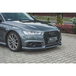 Maxton Design-Lame Du Pare-Chocs Avant Audi S6 / A6 S-Line C7 FL 