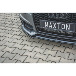 Maxton Design-Lame Du Pare-Chocs Avant Audi S6 / A6 S-Line C7 FL 