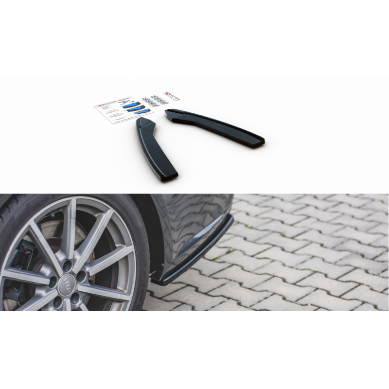 Maxton Design-Lames De Pare-Chocs Arrière Latérales Audi S6 / A6 S-Line C7 FL Maxton Design-Lames De Pare-Chocs Arrière Latérales Audi S6 / A6 S-Line C7 FL