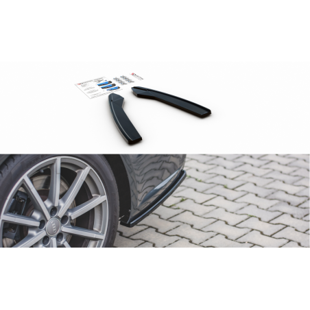 Maxton Design-Lames De Pare-Chocs Arrière Latérales Audi S6 / A6 S-Line C7 FL 