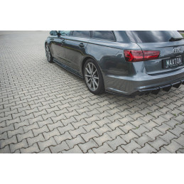 Maxton Design-Lames De Pare-Chocs Arrière Latérales Audi S6 / A6 S-Line C7 FL 