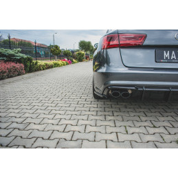Maxton Design-Lames De Pare-Chocs Arrière Latérales Audi S6 / A6 S-Line C7 FL 