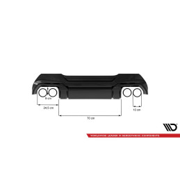 Maxton Design-Diffuseur Arrière Complet V.2 BMW 1 F40 M-Pack/ M135i 