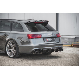 Maxton Design-Diffuseur Arrière Complet Audi S6 / A6 S-Line C7 FL 