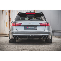 Maxton Design-Diffuseur Arrière Complet Audi S6 / A6 S-Line C7 FL 