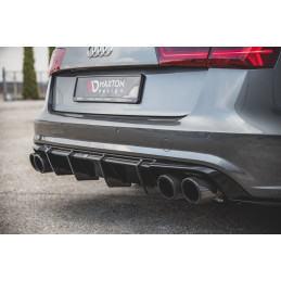 Maxton Design-Diffuseur Arrière Complet Audi S6 / A6 S-Line C7 FL 