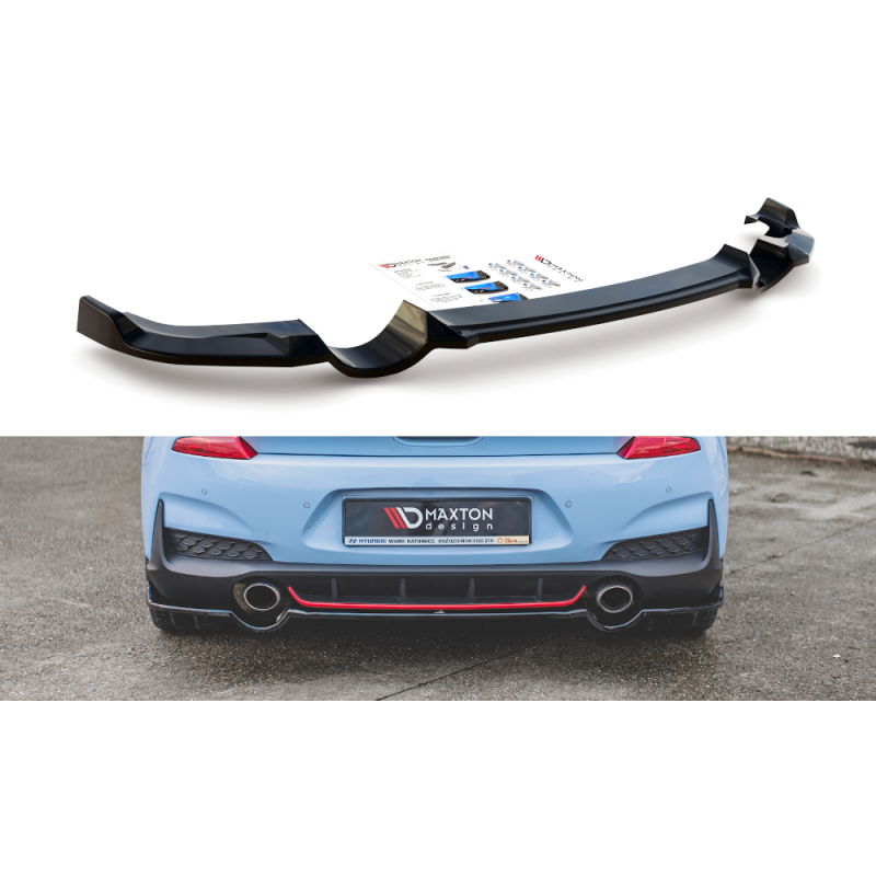 Maxton Design-Central Arriere Splitter Hyundai I30 N Mk3 Hatchback 