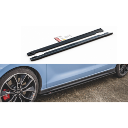 Maxton Design-Rajouts Des Bas De Caisse V.4 Hyundai I30 N Mk3 / Mk3 FL Hatchback/ Fastback 