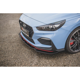 Maxton Design-Lame Du Pare-Chocs Avant V.4 Hyundai I30 N Mk3 Hatchback/ Fastback 