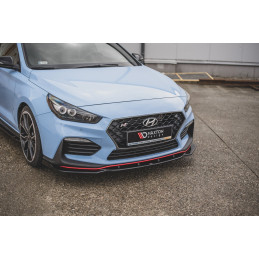 Maxton Design-Lame Du Pare-Chocs Avant V.4 Hyundai I30 N Mk3 Hatchback/ Fastback 
