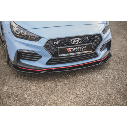 Maxton Design-Lame Du Pare-Chocs Avant V.4 Hyundai I30 N Mk3 Hatchback/ Fastback 