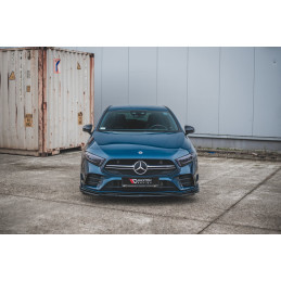 Maxton Design-Lame Du Pare-Chocs Avant V.2 Mercedes A35 AMG Aero W177 