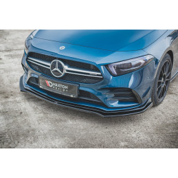 Maxton Design-Lame Du Pare-Chocs Avant V.2 Mercedes A35 AMG Aero W177 