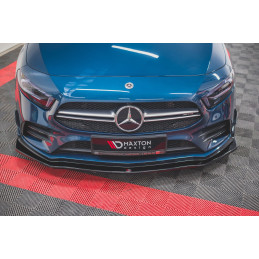 Maxton Design-Lame Du Pare-Chocs Avant V.1 Mercedes A35 AMG Aero W177 