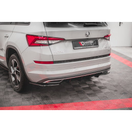 Maxton Design-Lame Du Pare-Chocs Arriere Skoda Kodiaq Mk1 Sportline 