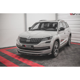 Maxton Design-Lame Du Pare-Chocs Avant Skoda Kodiaq Mk1 Sportline/RS 