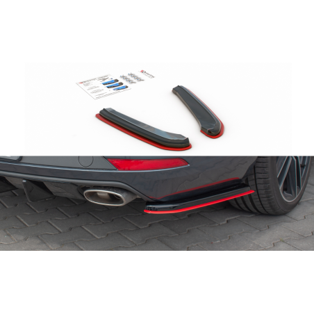 Maxton Design-Lame Du Pare-Chocs Arriere V.4 Seat Leon Cupra Mk3 FL Sportstourer 