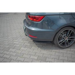 Maxton Design-Lame Du Pare-Chocs Arriere V.1 Seat Leon Cupra Mk3 FL Sportstourer 