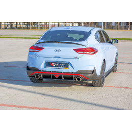 Maxton Design-Lame Du Pare-Chocs Arriere Hyundai I30 N Mk3 Fastback 