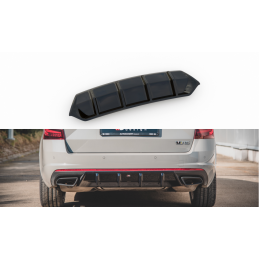 Maxton Design-Rajout Du Pare-Chocs Arriere V.1 Skoda Octavia RS Mk3 / Mk3 FL Hatchback / Estate 