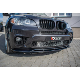 Maxton Design-Lame du pare-chocs avant / Splitter BMW X5 E70 Facelift M-pack 