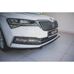 Maxton Design-Lame Du Pare-Chocs Avant V.1 Skoda Superb Mk3 FL 