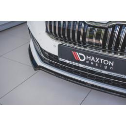 Maxton Design-Lame Du Pare-Chocs Avant V.1 Skoda Superb Mk3 FL 