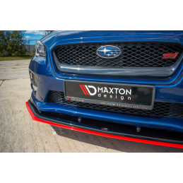 Maxton Design-LAME DU PARE-CHOCS AVANT / SPLITTER V.4 SUBARU WRX STI 