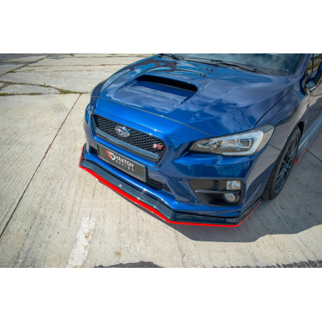 Maxton Design-LAME DU PARE-CHOCS AVANT / SPLITTER V.3 SUBARU WRX STI 